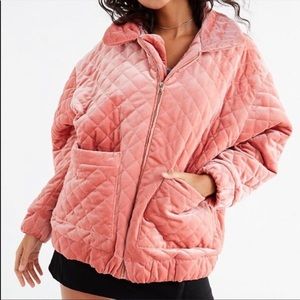I.AM.GIA Contraband pink quilted jacket